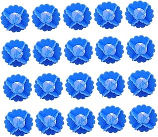 Hemoton 10 Pçs Bola De Limpeza Secadora De Roupas Para Animais De Estimação Bolas Máquina De Lavar Detergente Bolas De Lavar Roupas De Plástico Azul Bola De Limpeza Bolas De Lavanderia