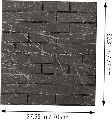 Miniatura 7 de DOITOOL Papel pintado Paneles de pared de imitación Paneles de pared 3D Decoración de oficina Pegatinas de pared de ladrillo de espuma Adhesivo de