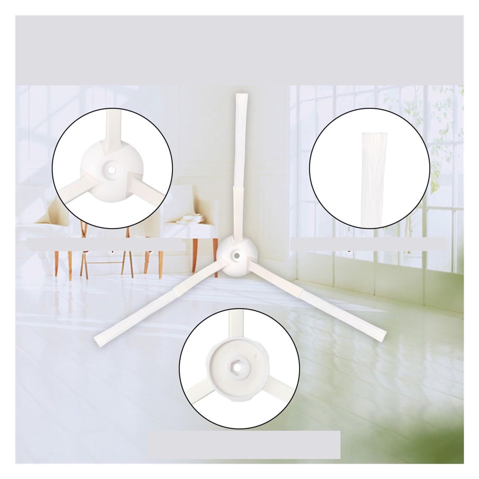 Compatible con Xiaomi Viomi V3 Max Robot aspirador cepillo lateral principal filtro Hepa fregona trapo repuestos accesorios V-RVCLM27B(Set 2)