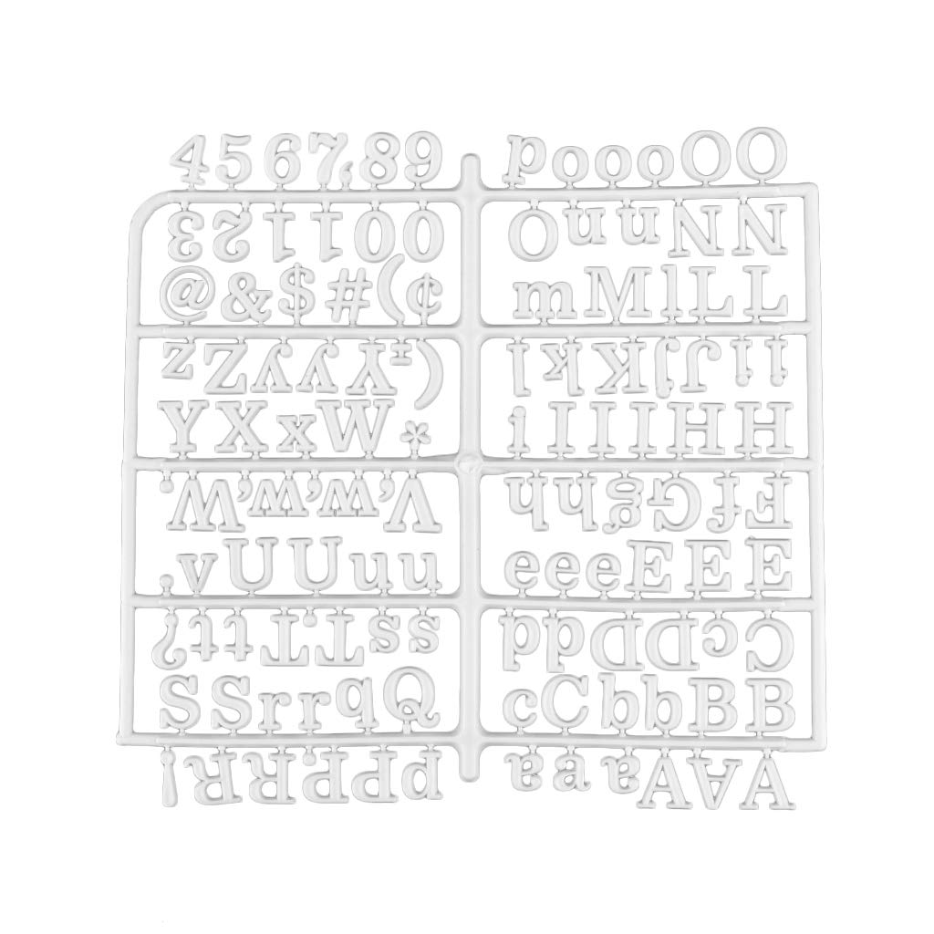 Buy GuanjunLI 2Pc Plastic Letters Board Characters Sign Board Letters