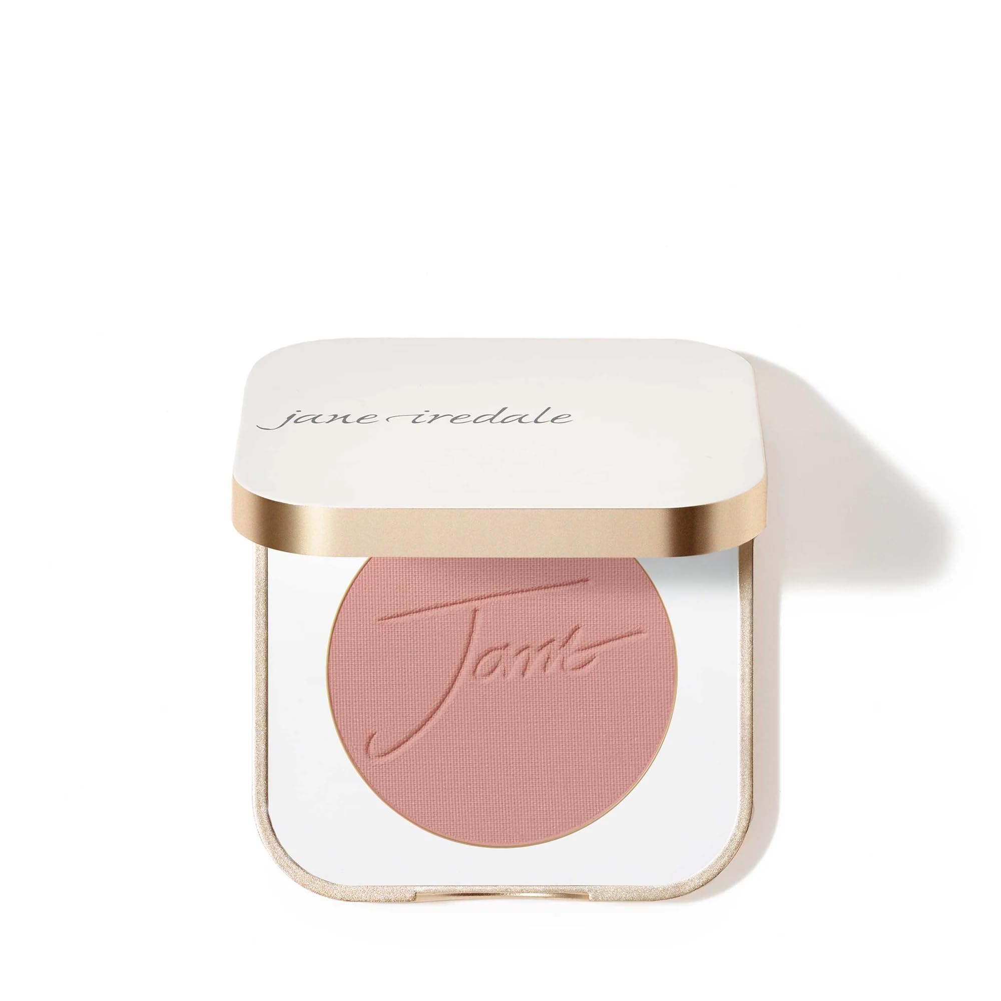 Jane Iredale PurePressed Blush, Buildable Powder, Barely Rose, Matte