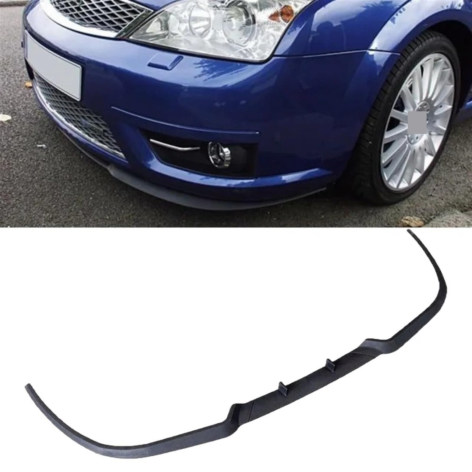 Frontspoilerlippe Spoiler Für Ford Für Mondeo MK3 Für Limousine SW Frontschürze Lippe Für CUPRA R Auto Zubehör Spoiler Klappe Universal 3 Stücke Body Kit Außen Teil Tuning ﻿ Auto Frontlippe Frontspoil