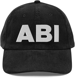 ABI Airport Hat (Embroidered Vintage Corduroy Cap) Flying to Abilene Airport Gift