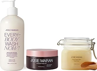 Body Care Trio Gift Set - 3-Piece Kit Includes EveryBODY Wash, Whipped Argan Body Butter & Sugar Balm Body Scrub - Exfoliates, Cleanses & Nourishes Skin - Vanilla Fig (3 Count)
