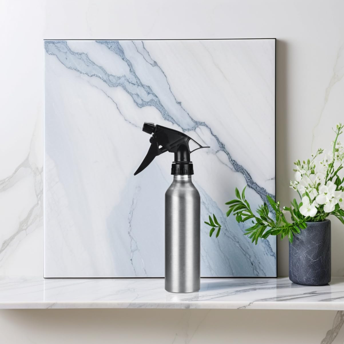 MILISTEN 3 Sätze Sprühflasche Pflanzenzerstäuber Wassersprühflasche Sprühwasserflasche Pflanzensprühflasche Parfümflasche Nachfüllbare Sprühlegierung Wassersprühflasche Silber 2 Stücke * 3