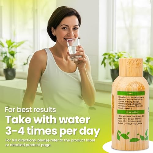 Miniatura 5 de Mag Phos 6X - Remedio relajante para nervios y músculos #8 para contracciones oculares, antiespasmódicos, espasmos musculares, cólicos, dolores de