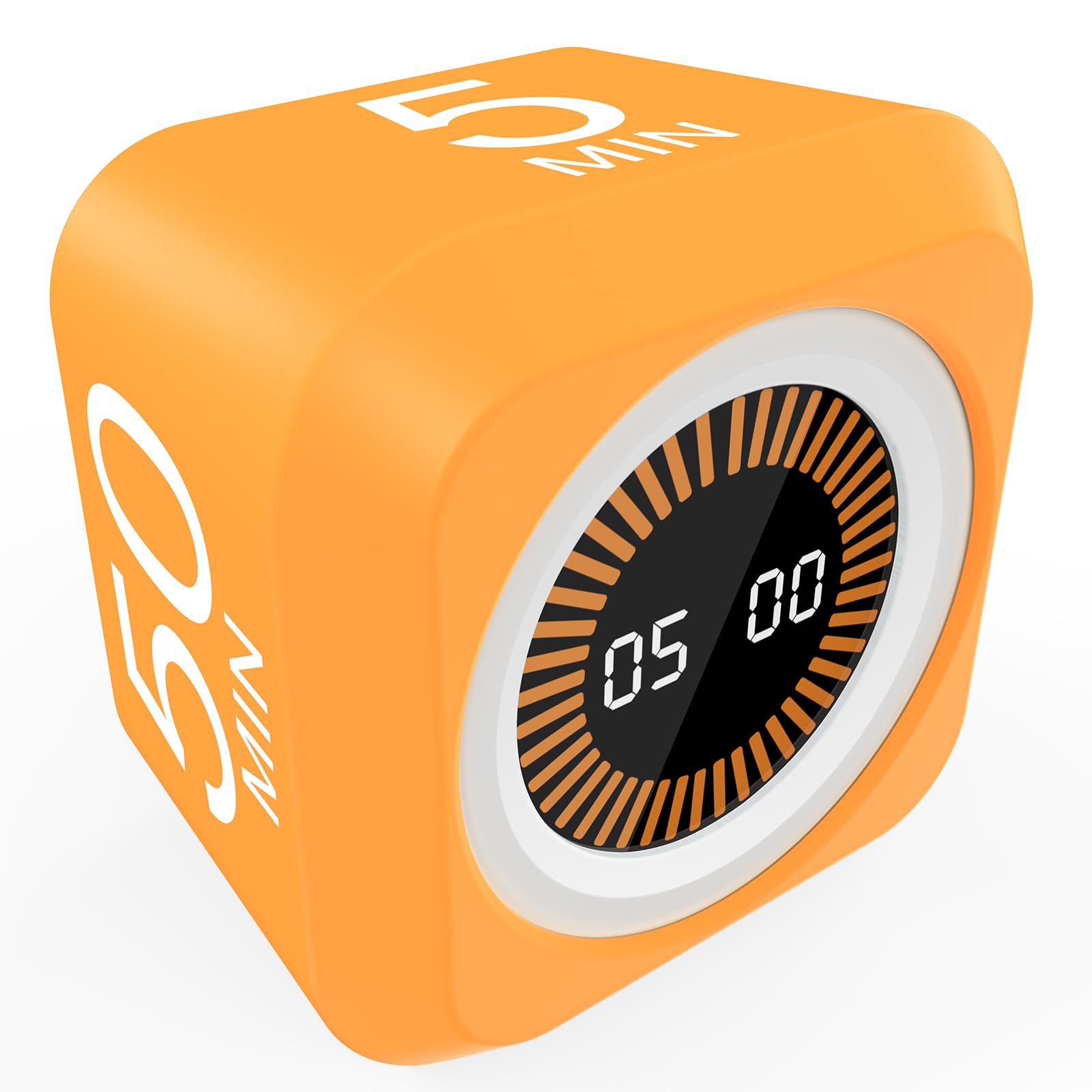FCXJTU Rotating Cube Visual Countdown Timer，Desk Productivity Flip Timers