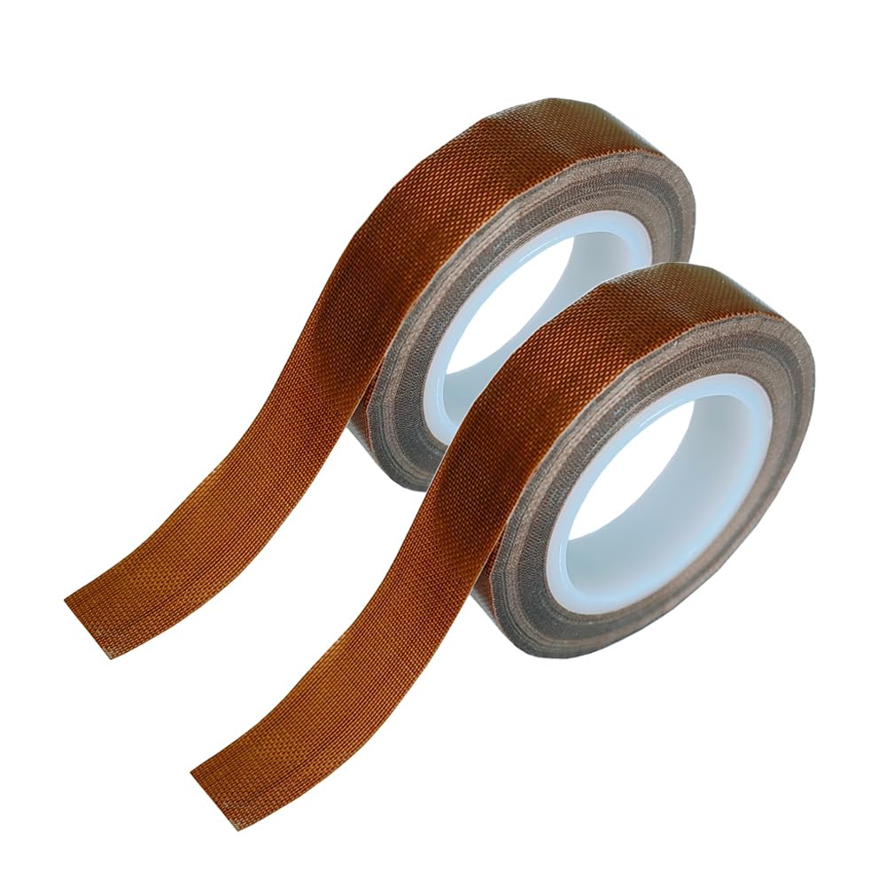 ZAYOIZY 2-Rolls Drawer Slide Tapes, Low Friction Tape, Slippery Woven Glide Tape, 1/2Inch x 33Feet Wear-Resistant Sliding Tape for Reducing Drag and