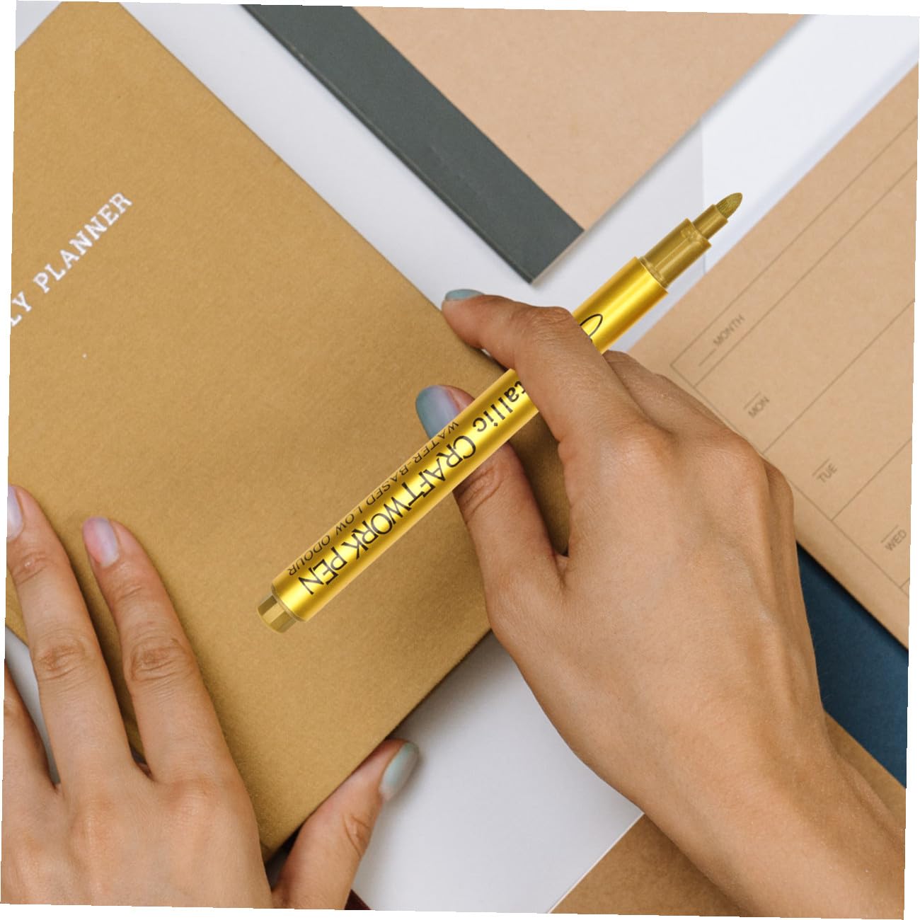 30pezzi Metallic Paint Markers Per Penne Per e Te Facili Usare Asciugatura Fine Per Doodle e Decorazioni