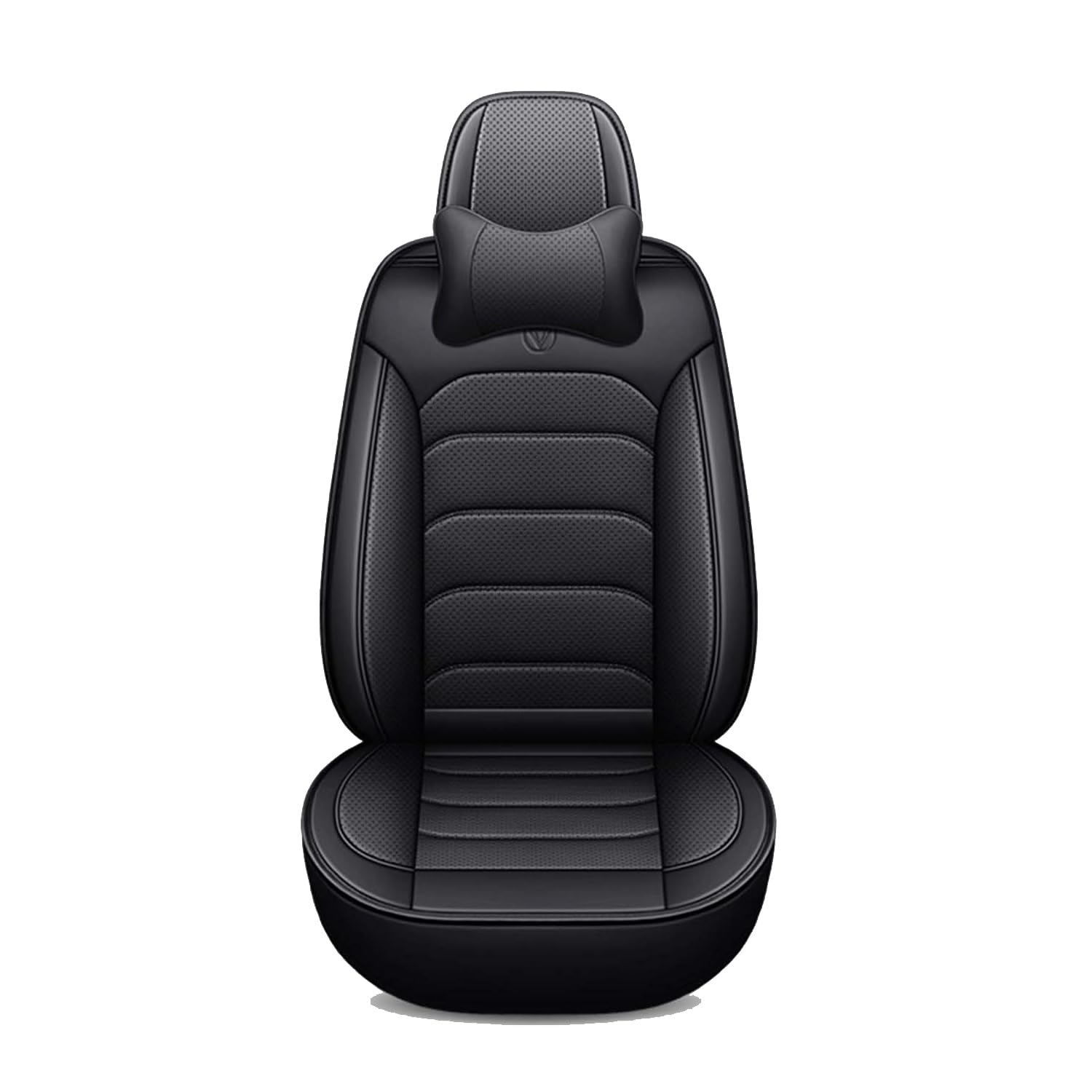 Ansixeay Car Seat Covers Full Set for Toyota Fortuner, Breathable Leather Automotive Front and Rear Seat Covers & Headrest, Automotive Vehicle Seat Cover for Most Sedan