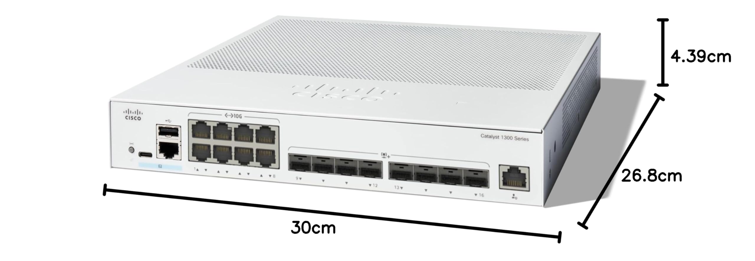 Amazon.co.jp: Cisco Catalyst 1300-16XTS マネージドスイッチ