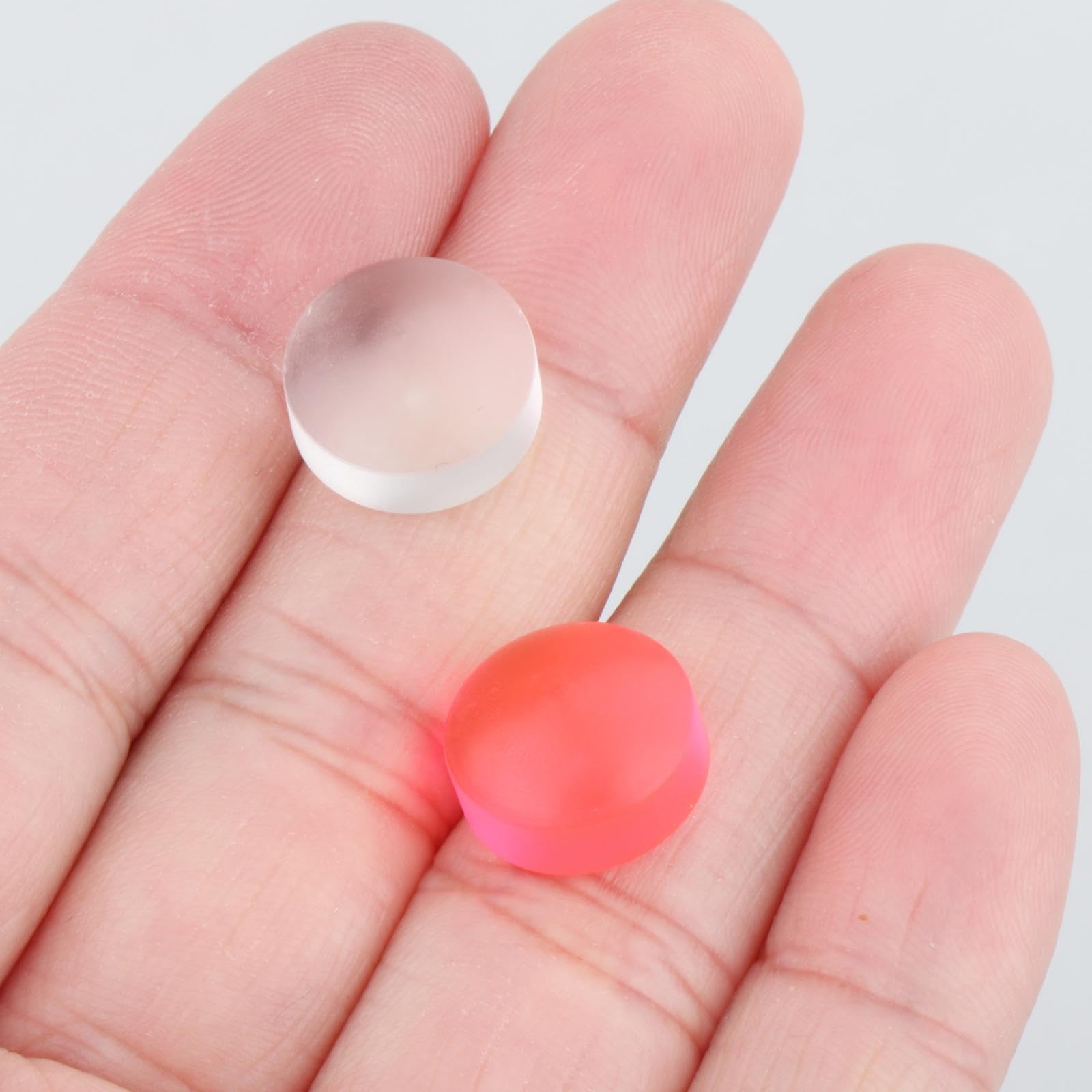 DYNWAVE Billiard Pool Cue Tip Billiards Cue Tip Portable Break Jump Tip 13.5mm Billiard Pool Cue Stick Tips Snooker Pool Stick Tip, Red