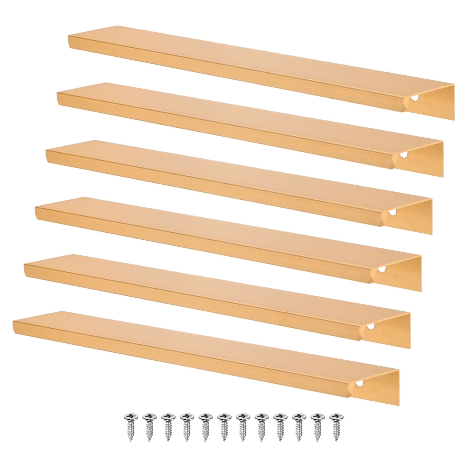 M METERXITY 6-Pack Cabinets Drawers Edge Pulls
