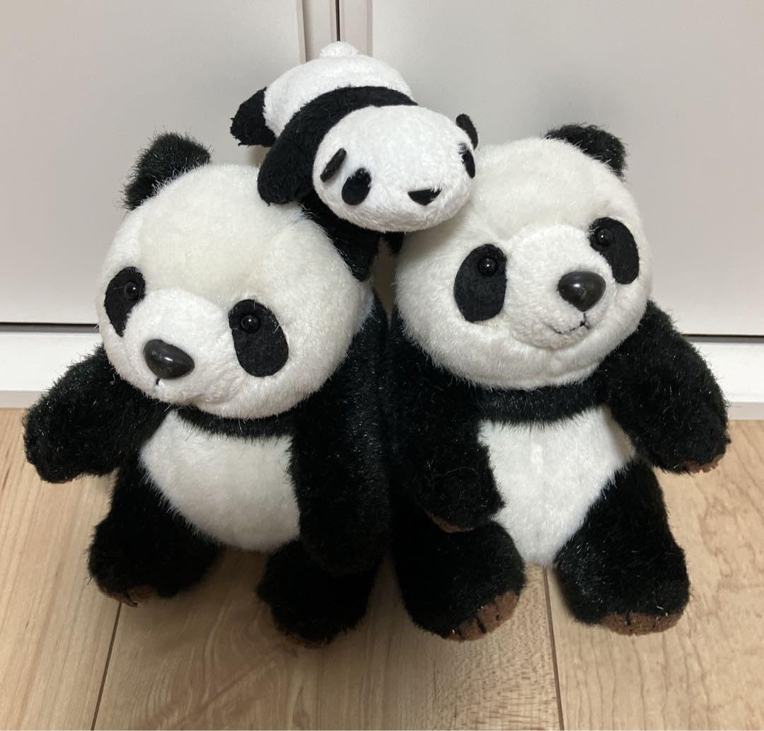 Amazon.co.jp: 上野動物園 パンダ ぬいぐるみ 2頭 マグネット