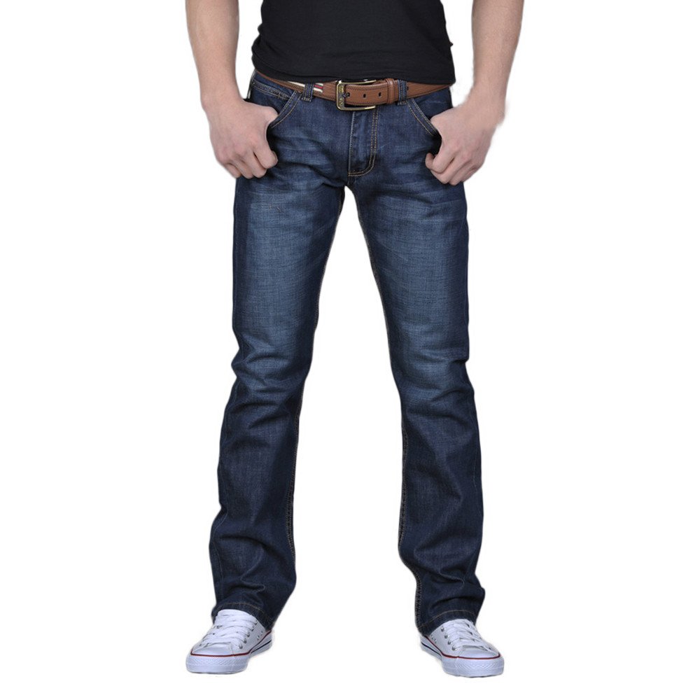 Mens Pants,Clearance Casual Relaxed fit Denim Pants Spring Loose Straight  Jeans Pants Work Wear Dress Pants Trousers