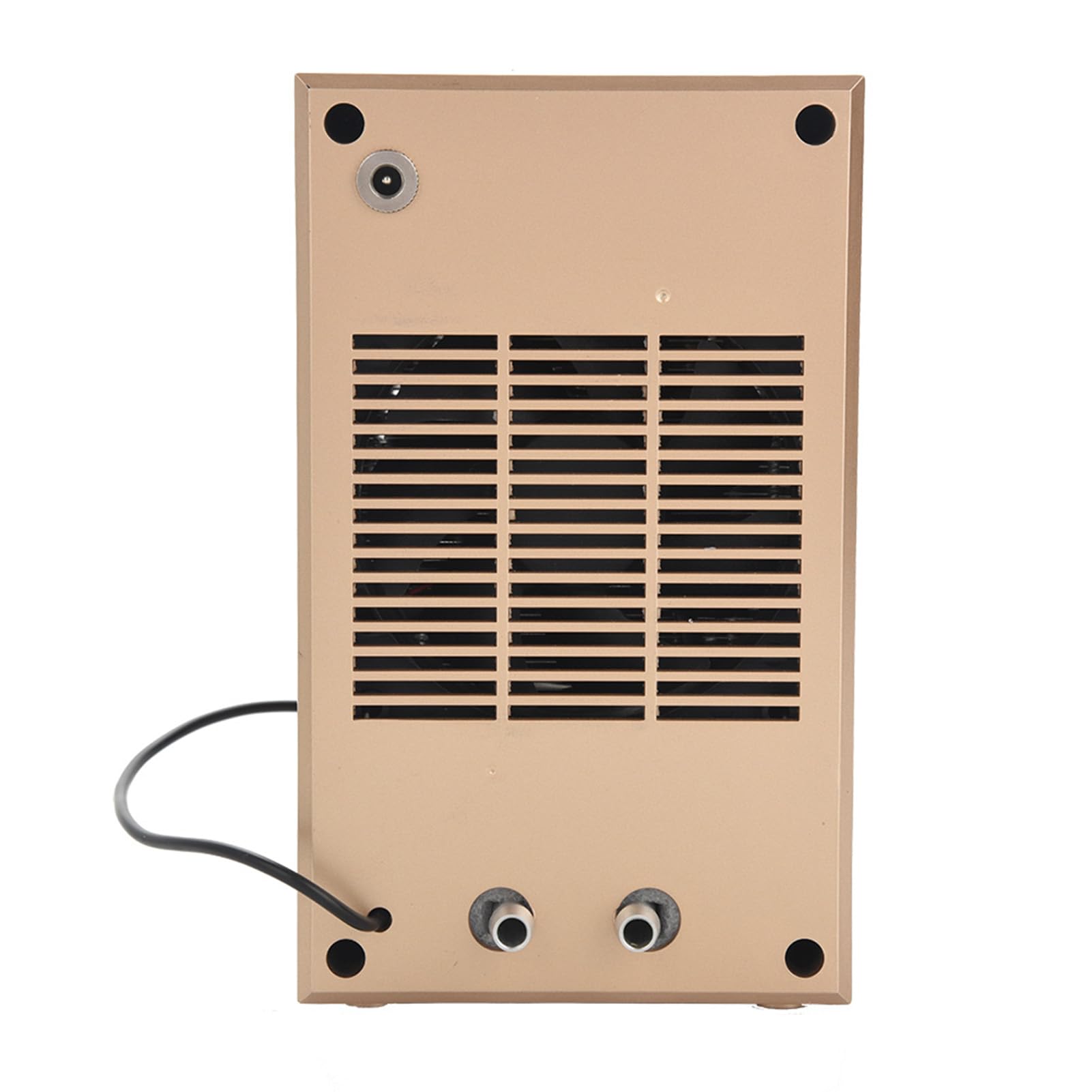 GLOGLOW Enfriador de Acuario con Ventilador Silencioso e Interruptor de Temperatura para Tanques de 10-20L (Refrigeración única Dorada de 70W)