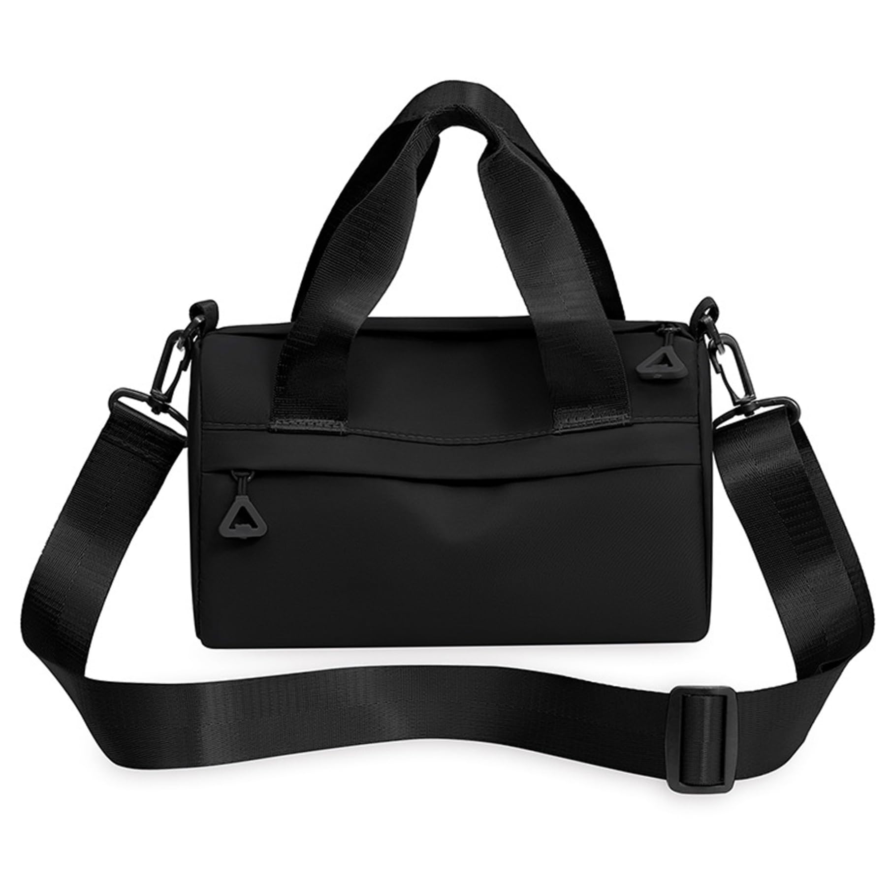 Nylon Mini Duffle Bag Waterproof Handheld Shoulder Gym Bag with Adjustable Strap Lightweight Zipper Gym Accessories for Women & Men 9.5x4.7x5.5 Inch