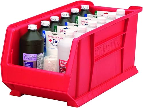 Miniatura 7 de Akro-Mils 30287 AkroBin - Contenedor de plástico apilable de gran tamaño (24 pulgadas de largo x 11 pulgadas de ancho x 10 pulgadas de alto),