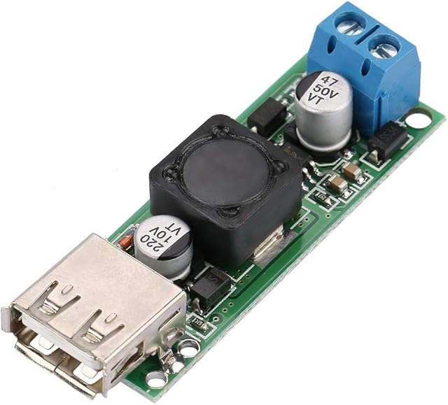 DC-DC Buck Module, 12V 24V 6V-32V to 5V QC3.0 USB Fast Charging Voltage Step Down Power Source Buck DC Power Converter