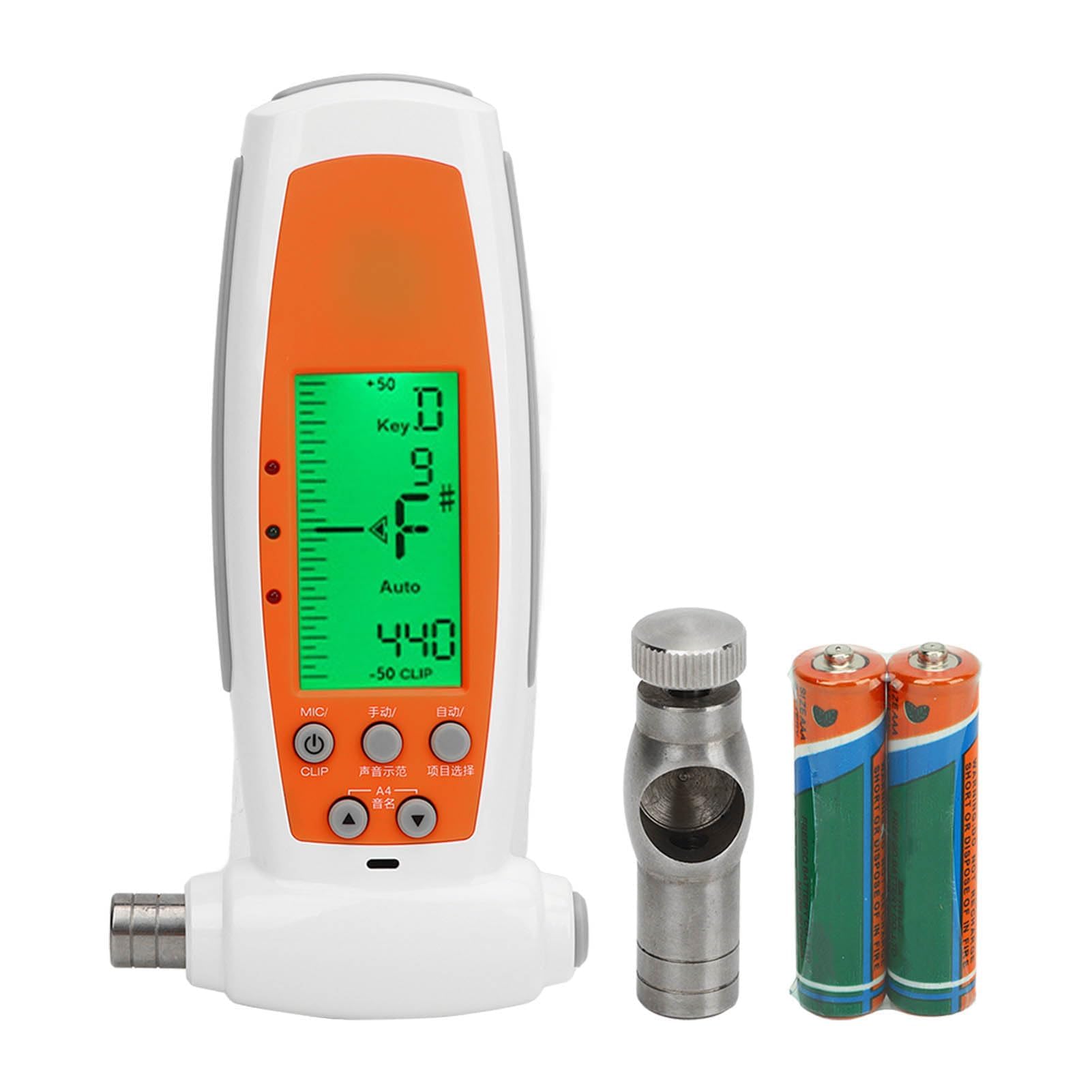 VGEBY Sintonizador Electrónico de Cítara, Llave Sensible, Llave de Afinación de Pantalla Grande de Alta Precisión, Ajustador de Instrumentos Musicales