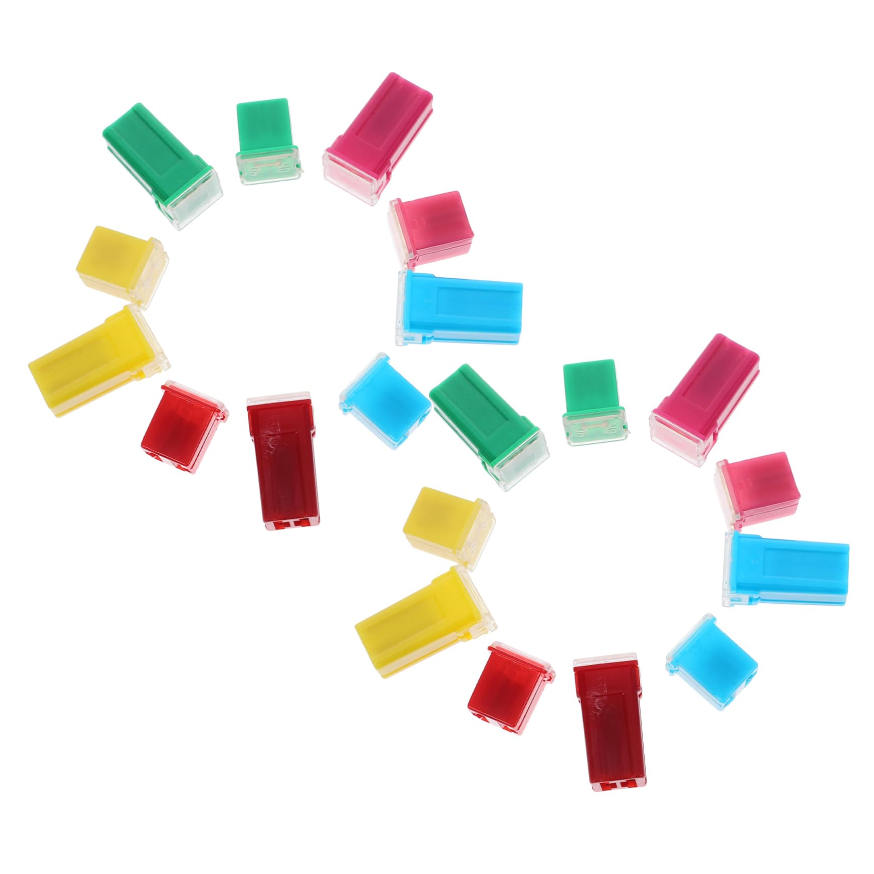 Gatuida 60pezzi Fusibili Per Auto Assortimento Di Fusibili Scatola Per Protezione Circuito Facile Installazione e Sicurezza Elettrica Per Veicoli
