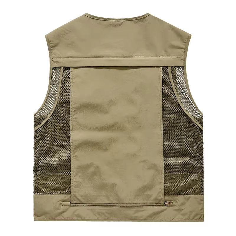 Chaleco de malla para hombre transpirable con bolsillos para verano 3