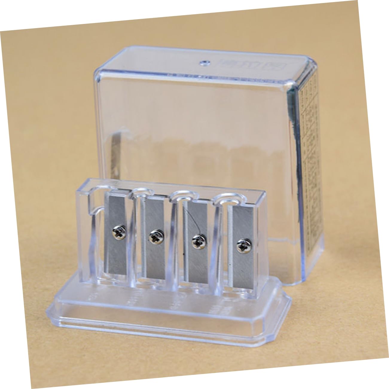 Uonlytech 5 Stück Manueller Bleistiftanspitzer mit Löchern Praktischer Anspitzer für Robustem für Verschiedene Stiftgrößen Farbenfrohes Design