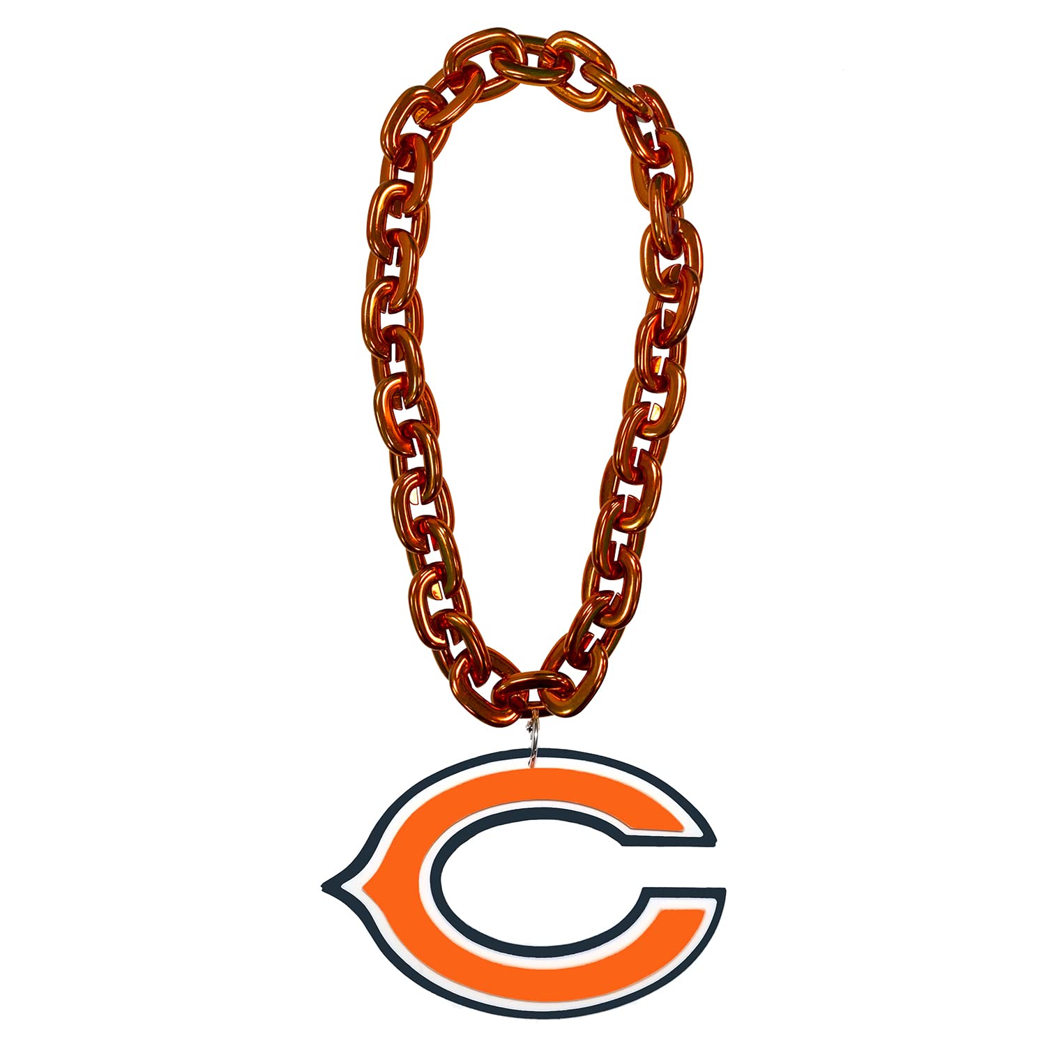 Aminco NFL Chicago Bears Team Fan Chain, Orange