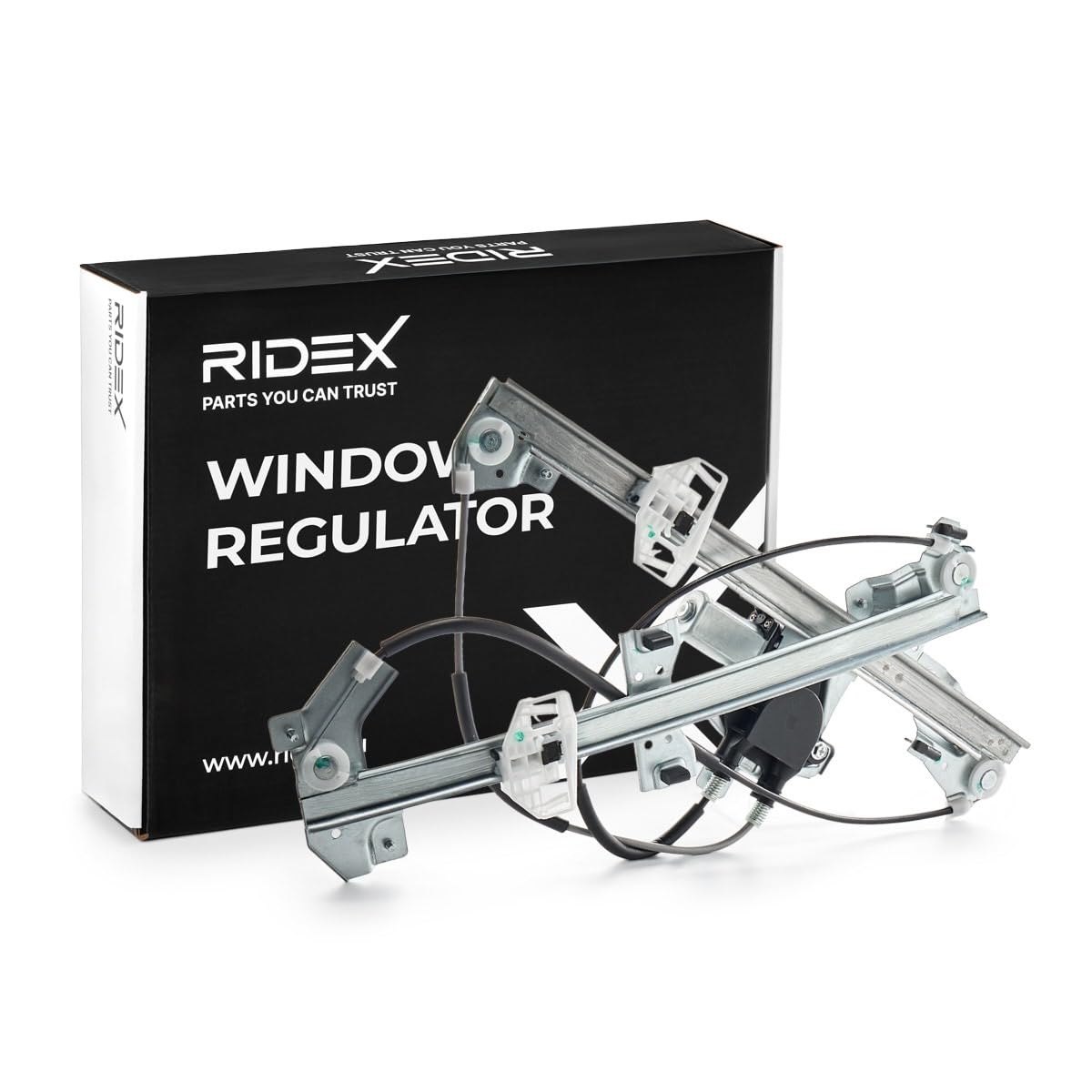 RIDEX 1561W0076 Elevalunas eléctrico Izquierda con electromotor Compatible con PEUGEOT Partner II Furgoneta