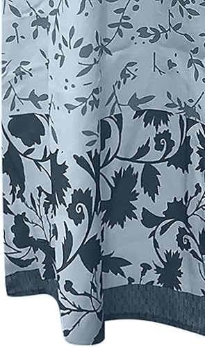 Miniatura 5 de Vestido de verano bohemio floral para mujer, casual, holgado, escalonado, sin mangas, para playa, vacaciones, vestido midi sin mangas