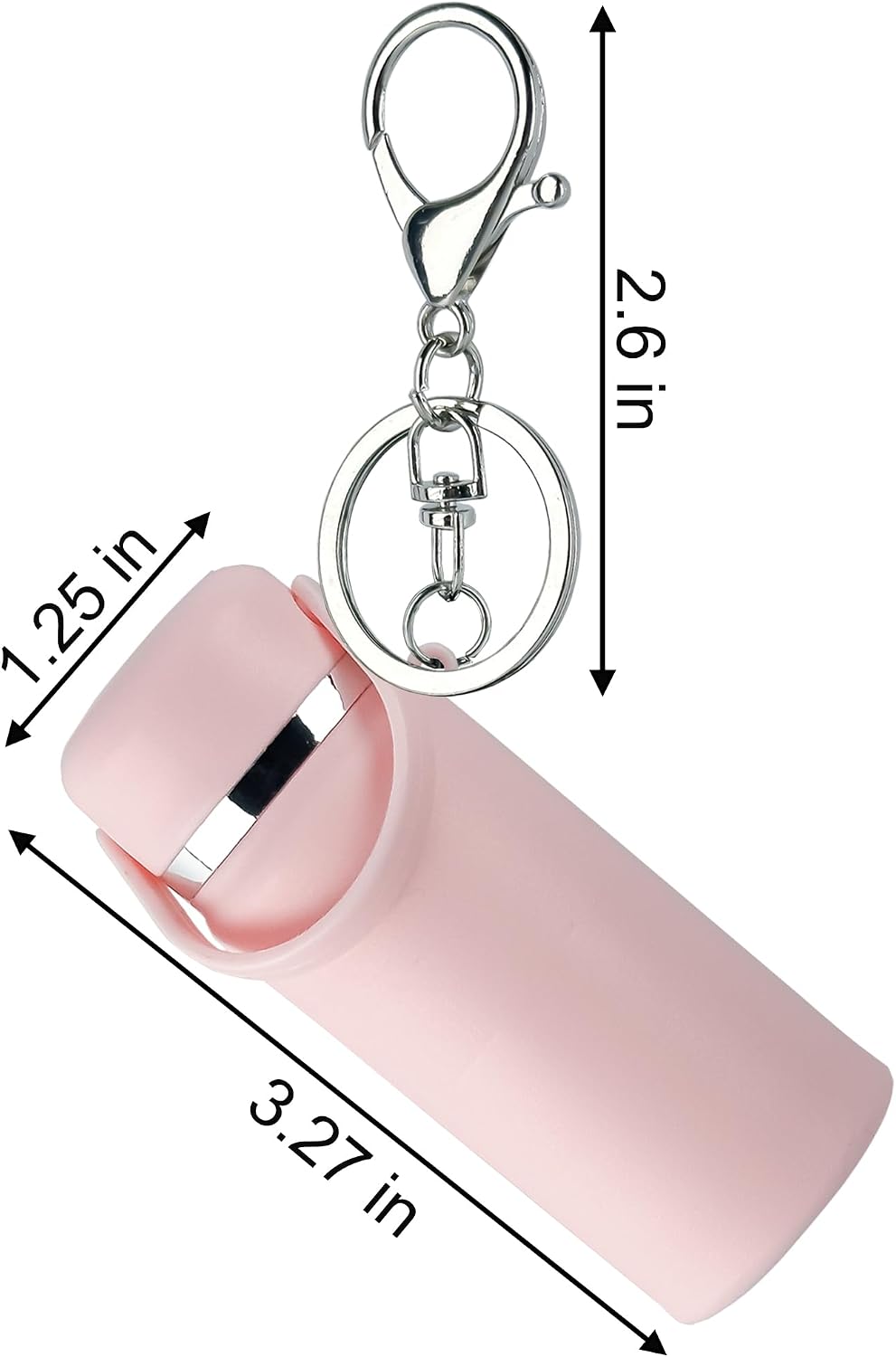 Mini Tumbler Keychain Cute Charms Chapstick Lip Balm Holder for Bag image 5