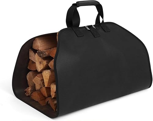 Sac de transport pour bois de chauffage et tapis résista PAWBOSE