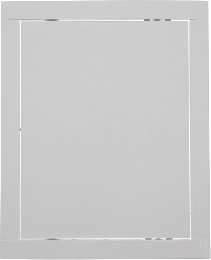 8" x 10" White Plastic Access Panel Door Opening Flap Cover