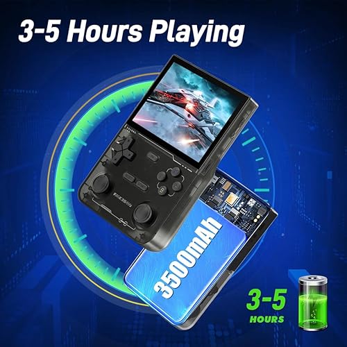 Miniatura 6 de Consola de juegos portátil retro K36, pantalla IPS de 3.5 pulgadas, Mini K36, consola portátil de videojuegos retro, soporta más de 9000 juegos,