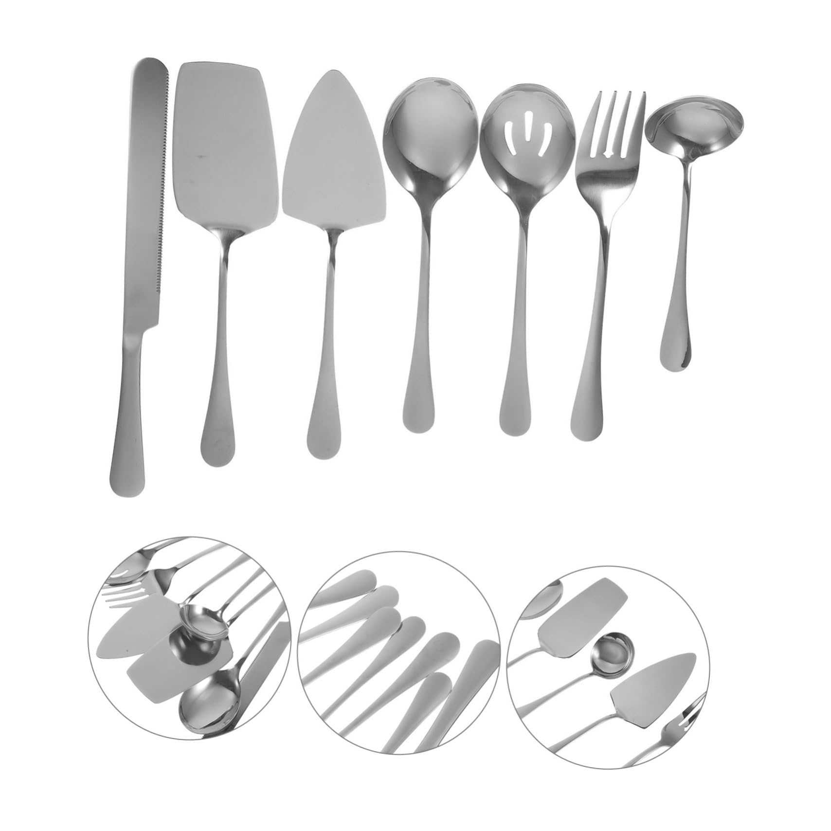 Tortenschneider und Servierset mit Hoher Härte Edelstahl 12 Zoll Modernes Design Praktisches Backzubehör für Kuchen und Pizza für Zuhause und Feierlichkeiten