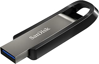 SanDisk Extreme Go 64 Go Clé USB 3.2 de type-A offrant des vitesses allant jusqu'à 395 Mo/s en lecture et jusqu'à 100 Mo/s en écriture