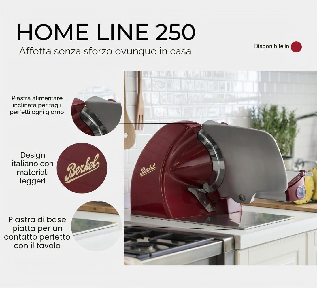 Berkel - Affettatrice Home Line 250 - Rossa