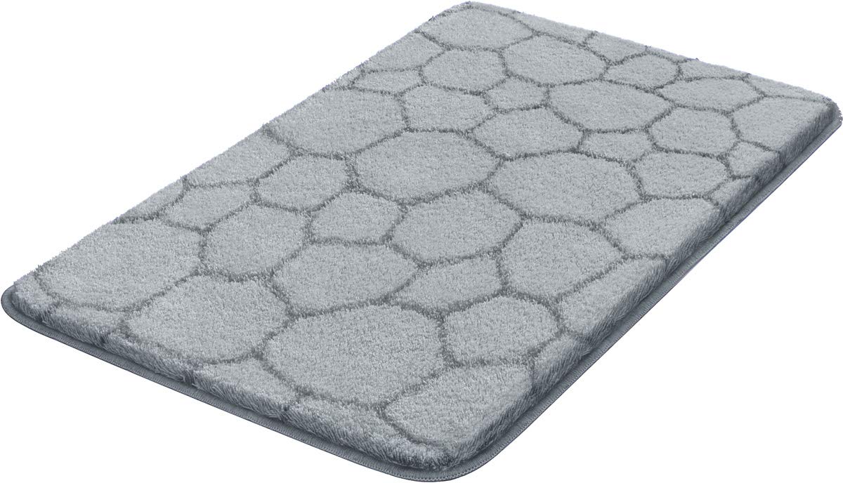 Kleine Wolke Badteppich Soapy, Nebel 70x120 cm grau