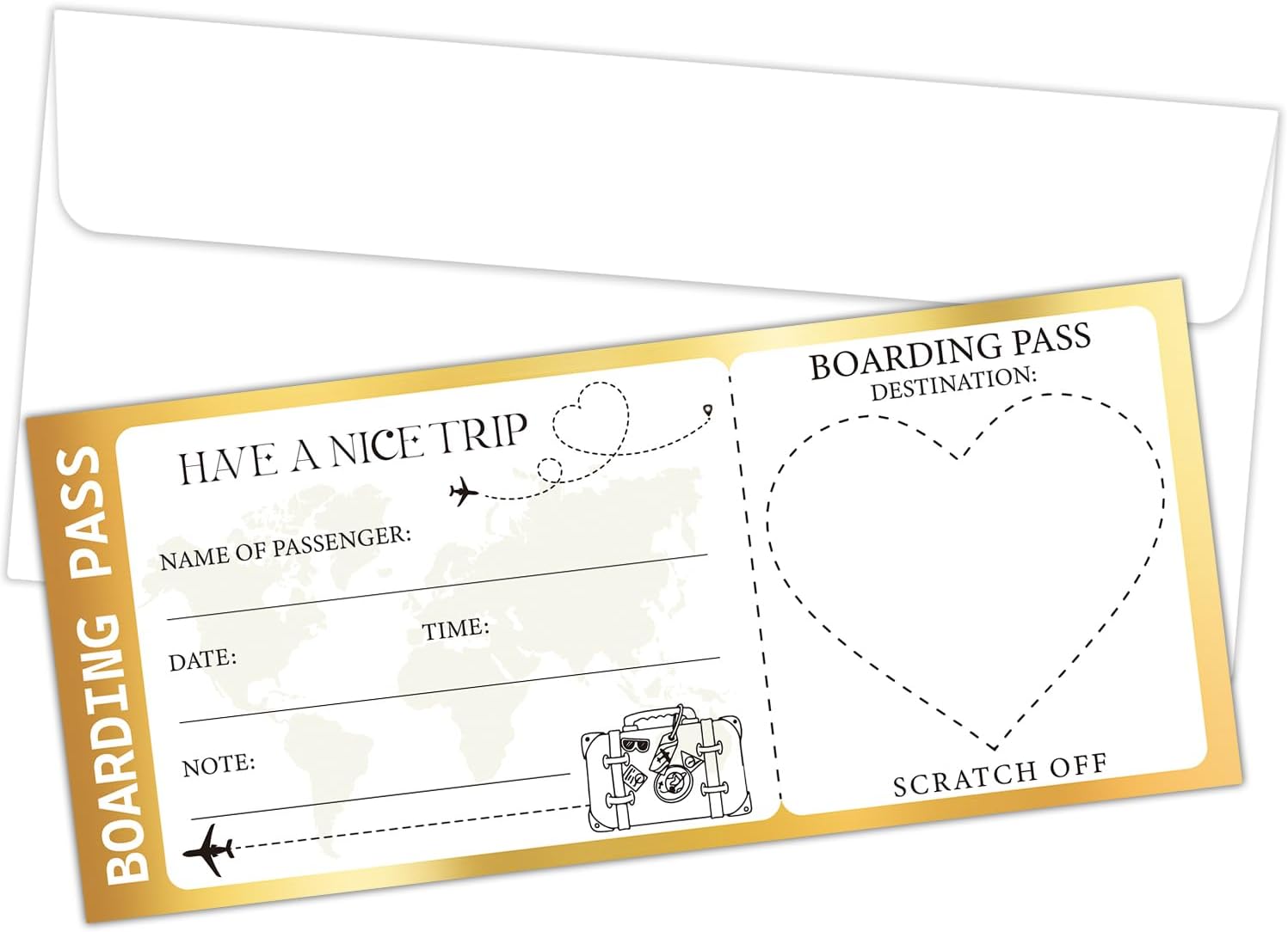 Best travel gift - Golden plane Tickets Surprise Scratch & Reveal Review
