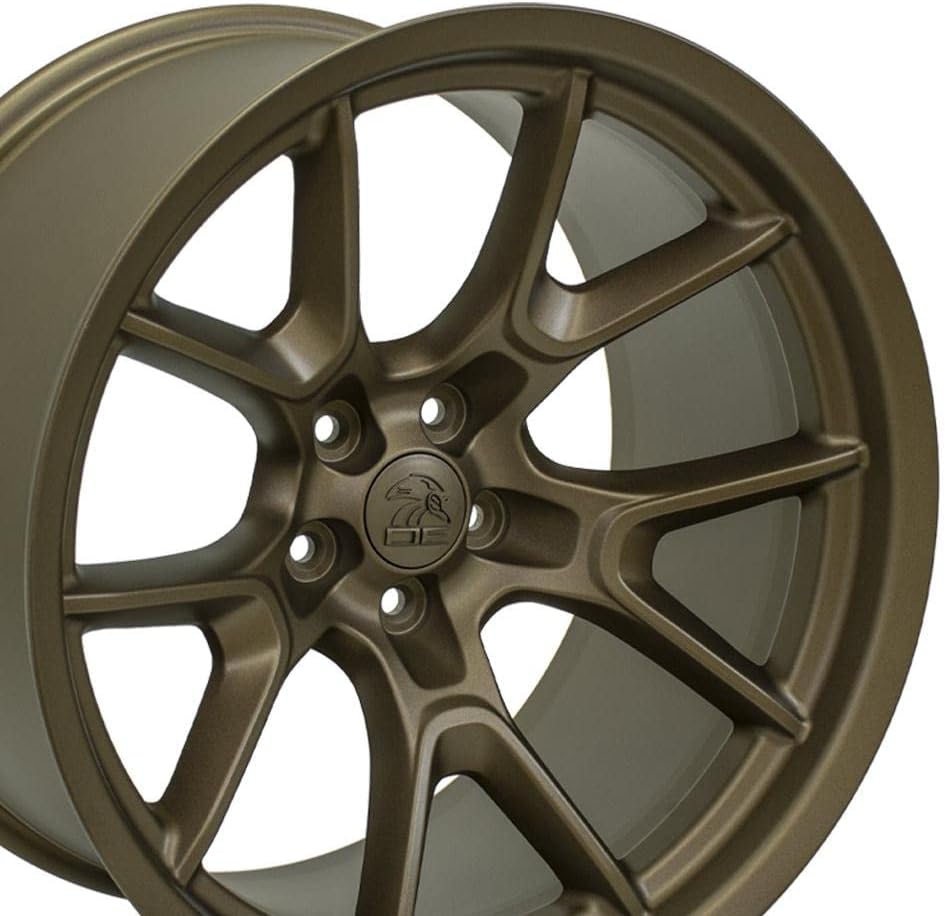 OE Wheels DG21 20 Inch Rim Fits Challenger 50th Anniversary Style 5x115 20x11 Satin Bronze - Hollander 10369 (1)