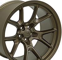 Vista 5 de OE Wheels LLC Rueda de 20 pulgadas para Dodge Charger, Challenger Chrysler 300 DG21 Widebody 20x11 Rueda de bronce