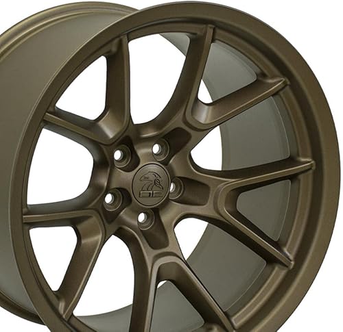 Miniatura 5 de OE Wheels LLC Rueda de 20 pulgadas para Dodge Charger, Challenger Chrysler 300 DG21 Widebody 20x11 Rueda de bronce