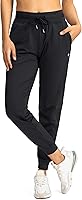 GGradual Women's High Waisted Joggers with Zipper Pockets - Tapered Athletic Sweatpants for Workout & Lounge