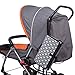 Lekebaby Diaper Changing Pad Portable Changing Pad Baby Change Mat Waterproof with Built-in Head Cushion, Grey with Arrow Print