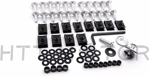 Miniatura 3 de XKMT-Kit de tornillos de carenado redondo y normal, color plateado, compatible con Kawasaki Ninja ZX6ZX-6R 1998, 1999, 2000, 2000, 2001, 2003, ZX-9R