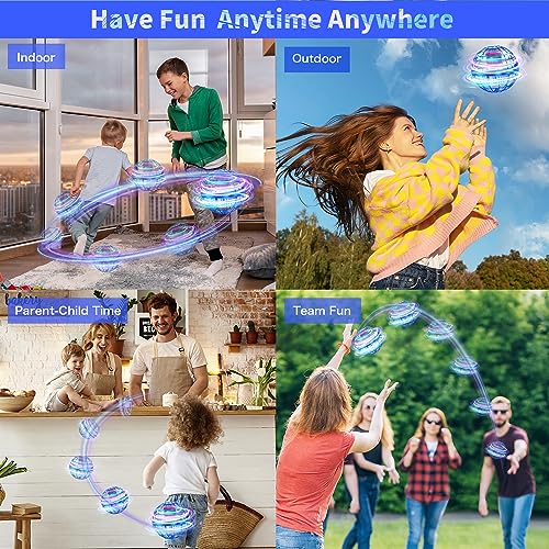 Fliegender Ball, Hover Flying Ball Fliegensphere Magic Schwebender Afara Fly Orb Flugball, Hoverball Spinner Mini Drohne Dekompressionsflugzeug für Kinder, Geschenke Für Jungen Mädchen Indoor Outdoor