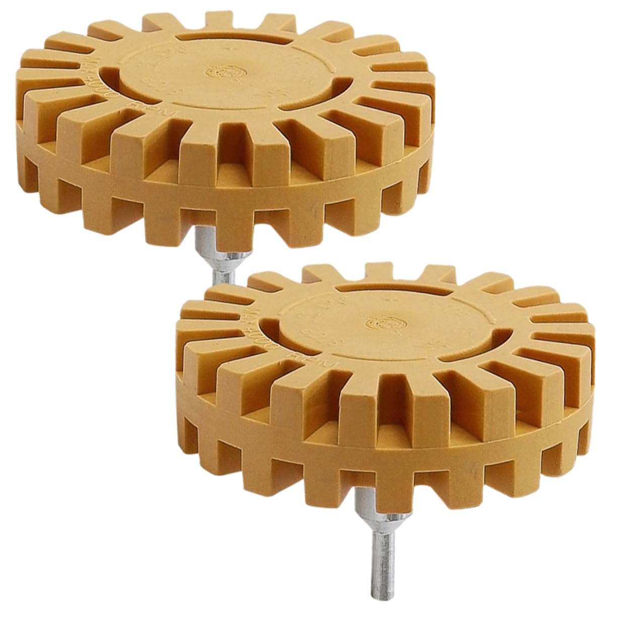 Alipis 5 Set Rimozione Adesivi Auto Disco Rimuovi Colla Strumento Per Vernici E Adesivi Design Ingranaggio Materiale Gomma Resistente Per Riparazioni Auto E Ristrutturazioni 2 Pezzi*5