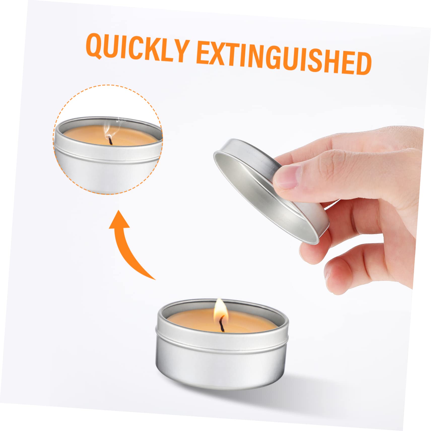 Lot De 300 Contenants En Aluminium Pour Bougies Thé - Récipients Vides, Moules à Cire, DIY, Création