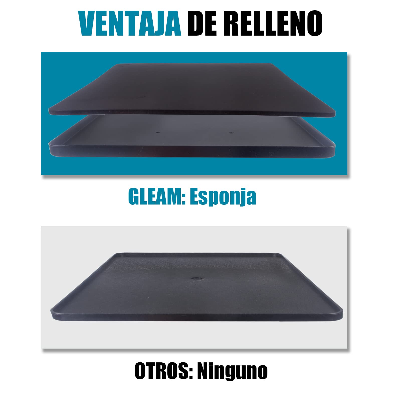 GLEAM Soporte para Proyector Soporte Más Fuerte Bandeja Grande 39 cm x 29 cm Altura de 60 cm a 100 cm para Laptops, Proyector, Equipo de DJ