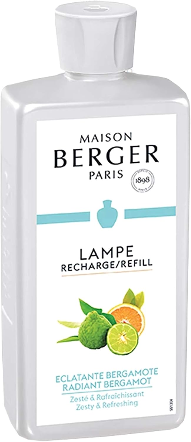 Amazon Com Maison Berger 500ml Radiant Lampe Fragrance Bergamote 16 9 Fl Oz Home Kitchen 